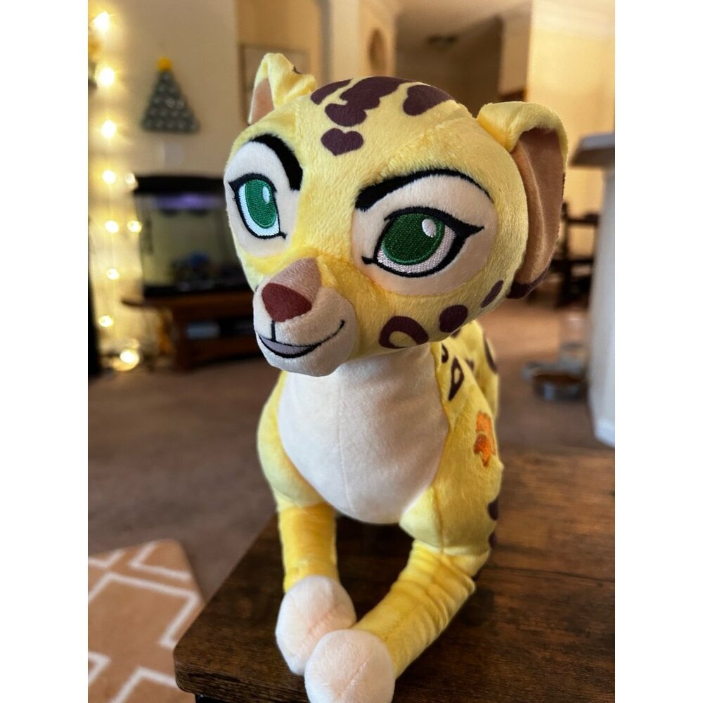 Disney Store Lion Guard Lion King FULI the Cheetah  13" Plush Toy Stuffed Animal